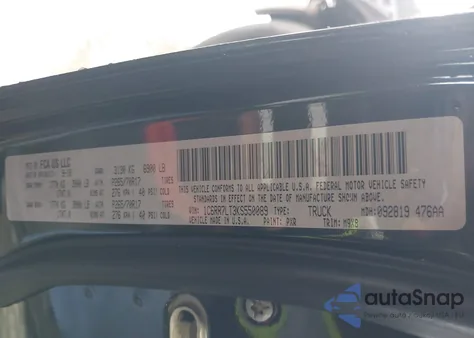 2019 Ram 1500 Classic Slt 4X4 5'7 Box from USA, damaged, VIN 1C6RR7LT3KS550089